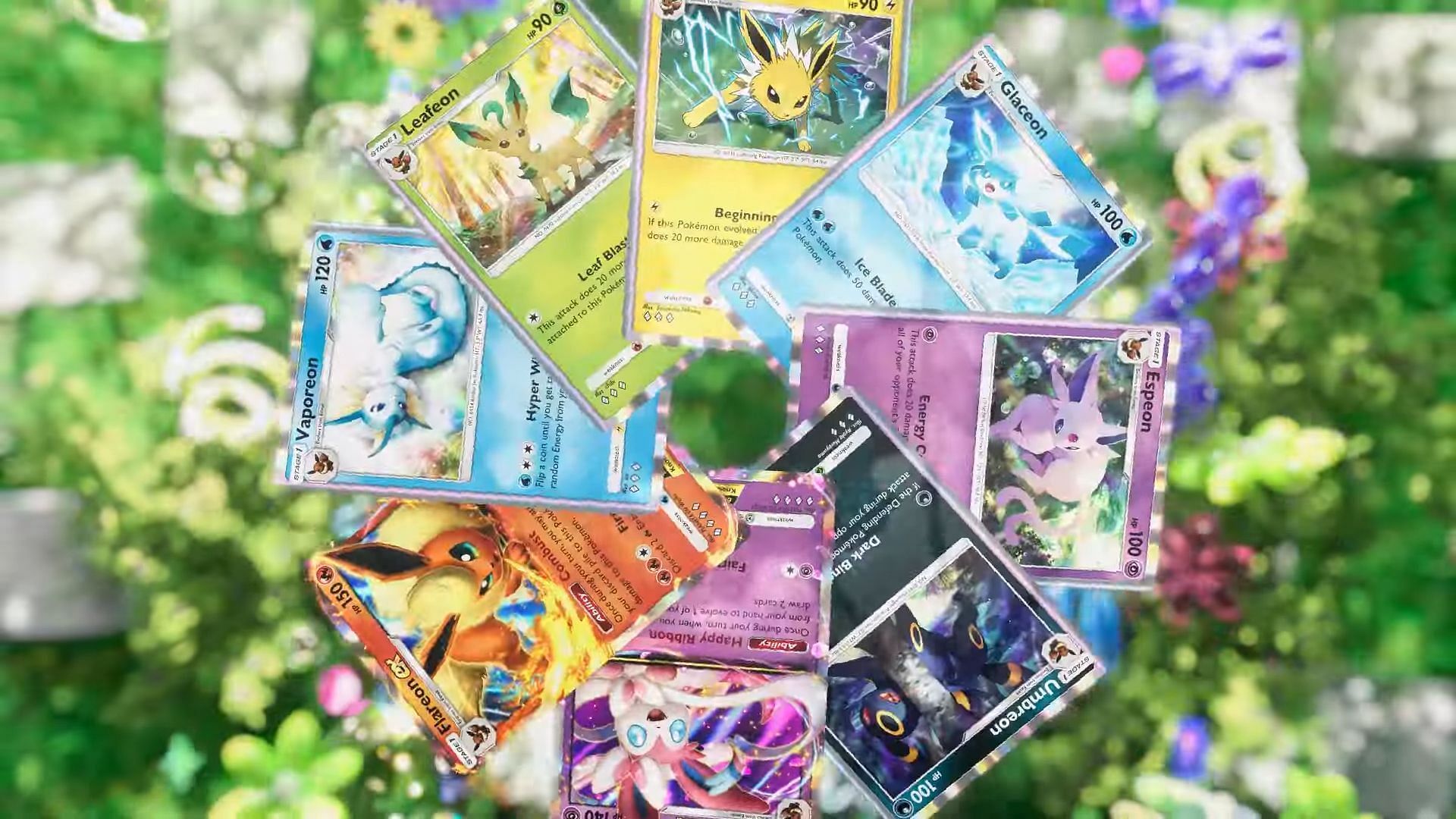 All eeveelutions revealed (Image via The Pokemon Company)